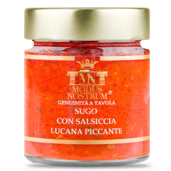 Sugo con Salsiccia Lucana Piccante 220g