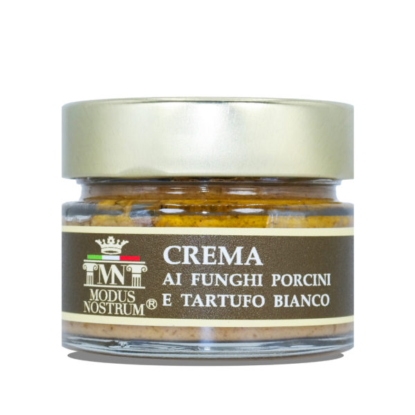 Crema ai Funghi Porcini e Tartufo Bianco 100g